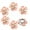 Pink, variant on 6Pcs Button Covers, Floral Pearl with Fancy Design, Rhinestone Button Covers for Dress, Tuxedo, Blouses, Party, Wedding(Red)