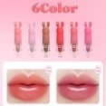 thumbnail image 4 of Lip Gloss Jelly Mirror Lip Gloss 6 Colors Non Stick Cup Non Fading Long Lasting Shine 4ml Travel Size - Lip Gloss Set for Women Girls Daily Makeup, Glossy Lip Color Multipack for Purse or Pocket, 4 of 7