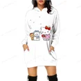 thumbnail image 4 of Sudaderas y sudaderas con capucha de HELLO KITTY para mujer Sudaderas con capucha de HELLO KITTY para otoño y primavera Sudaderas con capucha de manga larga de otoño y primavera de Harajuku, 4 of 5