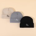 thumbnail image 2 of Lindbes 3pcs Baby Dinosaur Embroidery Beanie, 2 of 5