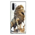 thumbnail image 1 of MUNDAZE Samsung Galaxy Note 10 Plus Ancient Lion Sculpture Shockproof Clear Hybrid Protective Phone Case Cover, 1 of 5
