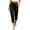 Black, variant on Women's High Waist Cargo Capri Pants with Pockets Casual Slim Fit Outdoor Hiking Cropped Trousers