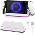 thumbnail image 1 of Support de Chargement pour Lecteur à Distance PS Portal, Station de Chargement Portable avec 7 Modes d'Éclairage RVB et Câble Type‐C, Accessoire de Support de Station de Chargement pour Console Playstation 5 Portal, 1 of 5