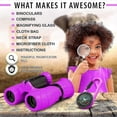 thumbnail image 3 of 8x21 Kids Exploration Kit with Binoculars Compass and Magnifying Glass for Ages 3-12 Outdoor Discovery, 3 of 5