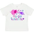 thumbnail image 3 of Inktastic My Gigi Loves Me- cute elephants Boys or Girls Toddler T-Shirt, 3 of 5