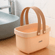 thumbnail image 4 of Cesta de almacenamiento de plástico con asa portátil para ducha, cesta organizadora para baño, cocina, dormitorio Fokelyi CPB-DE-WX210-5, 4 of 5