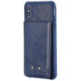 thumbnail image 1 of Pu Leather Cover For Iphone11 Pro Shockproof Case With Card Slot Blue Kds-89, 1 of 1