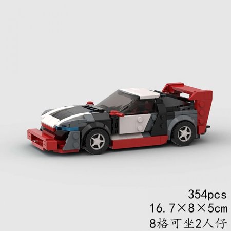 S1 Hoonitron Car Technical Speed Champions Super Race F1 Vehicle Model Building Block Racing Brick Classical Christmas Gift City
