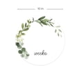 thumbnail image 3 of Modern Greenery Pregnancy Milestone Sign / 10" Round Dry Erase Baby Sign / Botanical Gender Neutral Newborn Infant Circle Photo Prop / Made In The USA, 3 of 6