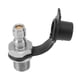 thumbnail image 5 of Conector de válvula de recarga de tanque BuyWeek NPTC rosca macho CO2, 5 of 12