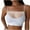 White, variant on Njagoc3 2025 Womens Lace Bandeau Bra Sheer Mesh Back Wireless Comfort Seamless Bralette