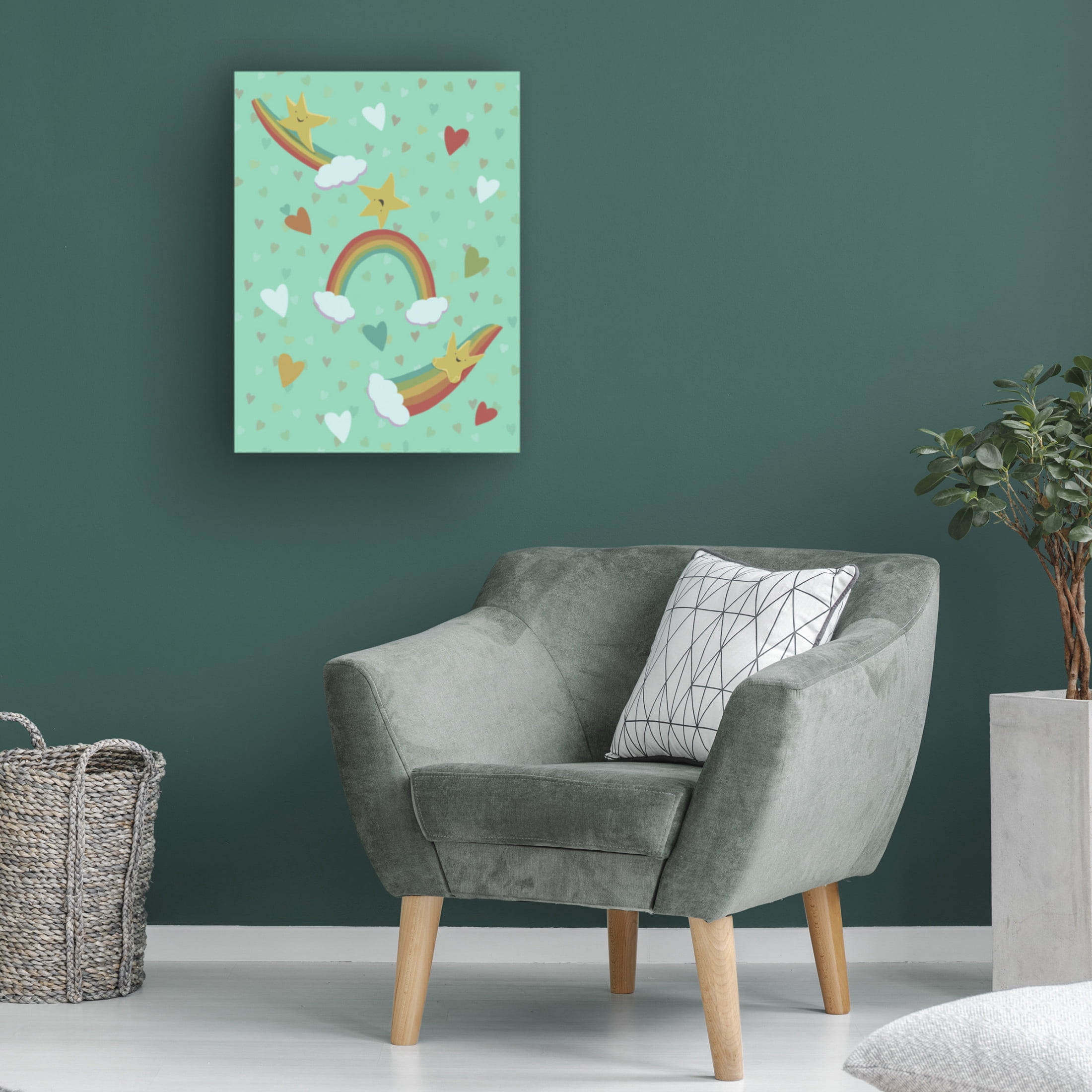 Canvas Wall Art - Christine Rotolo 'Lucky Star' Wall Art for Living Room, Bedroom, or Office Décor by Trademark Fine Art - 24 x 32 Inches
