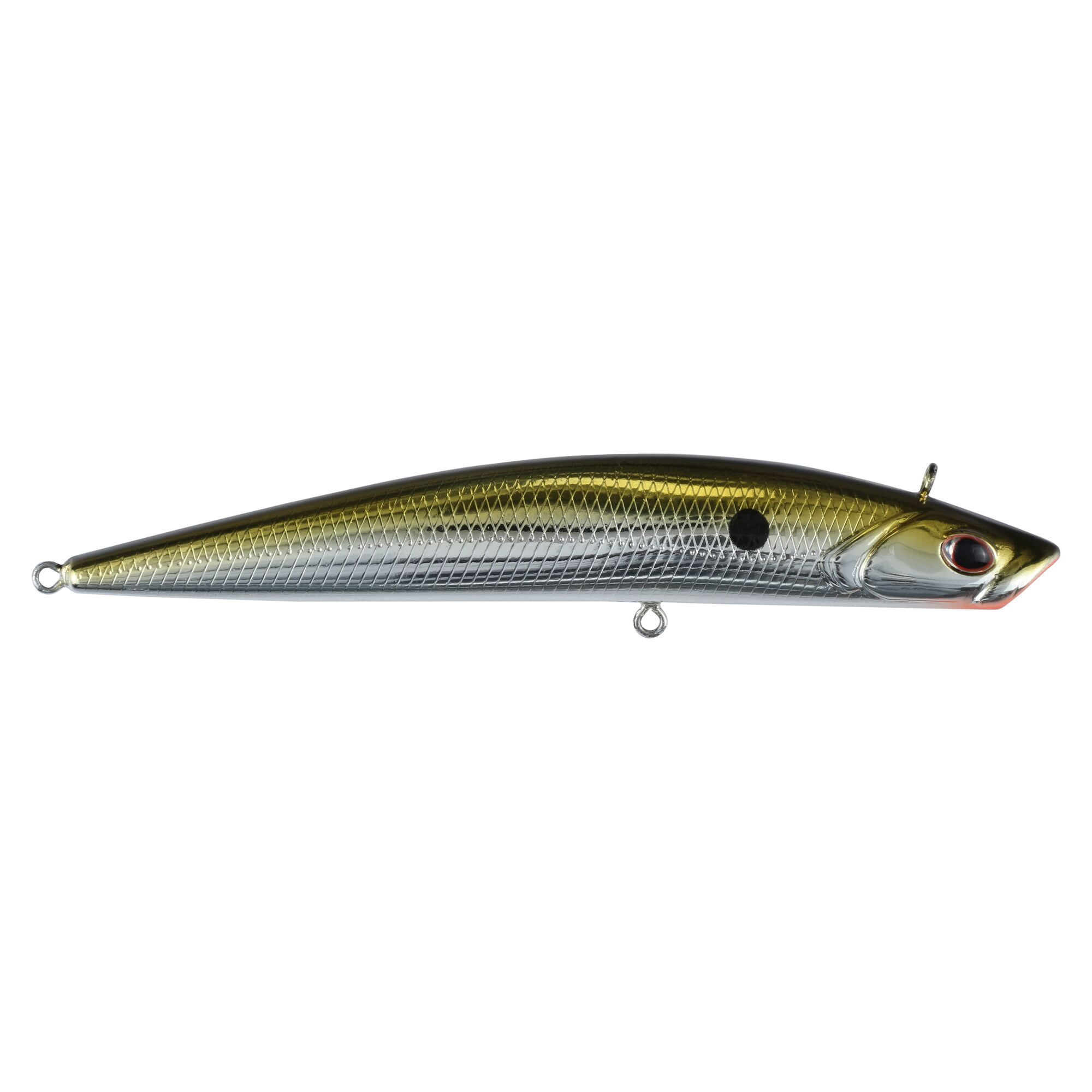 Berkley Finisher, 4 in, Glide Baits, Gold Chrome (1 Count)