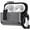 Gray, variant on Nakedcelllphone MagnaFlip Bundle for Apple Airpods Pro 3 Case, Rugged Cover with Secure Latch, Magnetic Flip, Kickstand (Includes Lanyard Strap, Carabiner Clip and Cleaning Kit) - Baby Pink