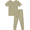 Elm Solid, variant on by Gerber Toddler Neutral Super Soft Tight Fitting Pajama Set, 2-Piece, Sizes 12 Months - 5T