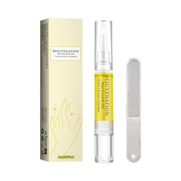 TechWave Nail Growth Oil Cosmetics Nail Growth Oil Cosmetics Nail Growth Oil Nail Growth Oil Instant Nail For Peeling Breaking Thin Nails 2ml 100/180 Nail Files for Acrylic Nails Advanced Nail Pen