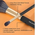 thumbnail image 4 of Brochas De Maquillaje Profesional,set 10 Con Estuche Modelo Negro, 4 of 4