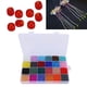 thumbnail image 5 of Cuentas De Semilla De Vidrio Duraderas, 24 Colores, Cuentas De Pulsera, Cuentas De Vidrio Para Ropa, Sombreros, 5 of 7