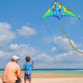 thumbnail image 2 of Kites for Kids Ages 4-8 & 8-12，Large Delta Kites for Adults, Beach Kite, Kids Kites Easy to Fly, Best Kites for Boys and Girls, Perfect for Beginners, Gifts for Holiday Easter Festival (Dragon), 2 of 7
