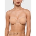thumbnail image 2 of Sostén INLYRIC Transparente Sin Tirantes con Varilla Talla Grande 36D, 2 of 7