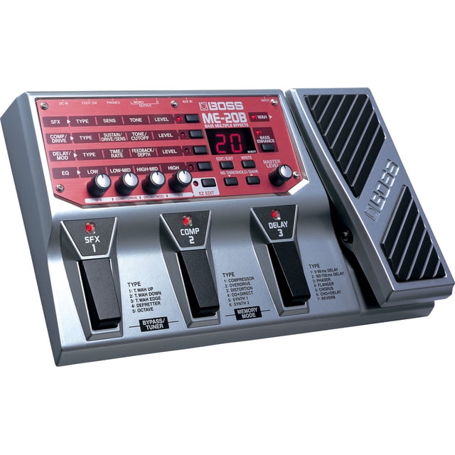 Pedalera MULTIEFECTOS BOSS ME-20B PARA BAJO ELECTRICO