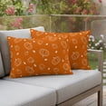thumbnail image 4 of Fall Outdoor Pillow Covers 20"x12" Set of 2,Waterproof Throw Pillow Covers for Patio Furniture,Burnt Orange Pumpkin Thanksgiving Maple Leaf Decorative Cushion Pillowcases for Garden Porch Couch Sofa, 4 of 9