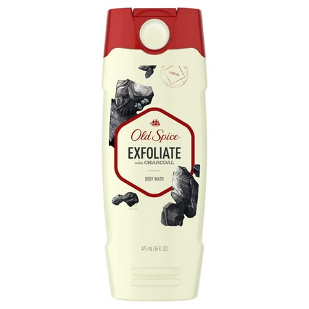 Old Spice Body Wash for Men Exfoliate with Charcoal Scent Inspired by Nature 16 (Best Men's Exfoliating Body Wash)