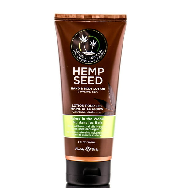 Earthly Body Hemp Seed Masaage Lotion - Naked in the Woods 