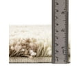thumbnail image 4 of Unique Loom Ruth Trellis Shag Rug ,Rectangle,7' 10" x 10' 0" Beige Modern Trellis Living Room Bed Room Dining Room, 4 of 5