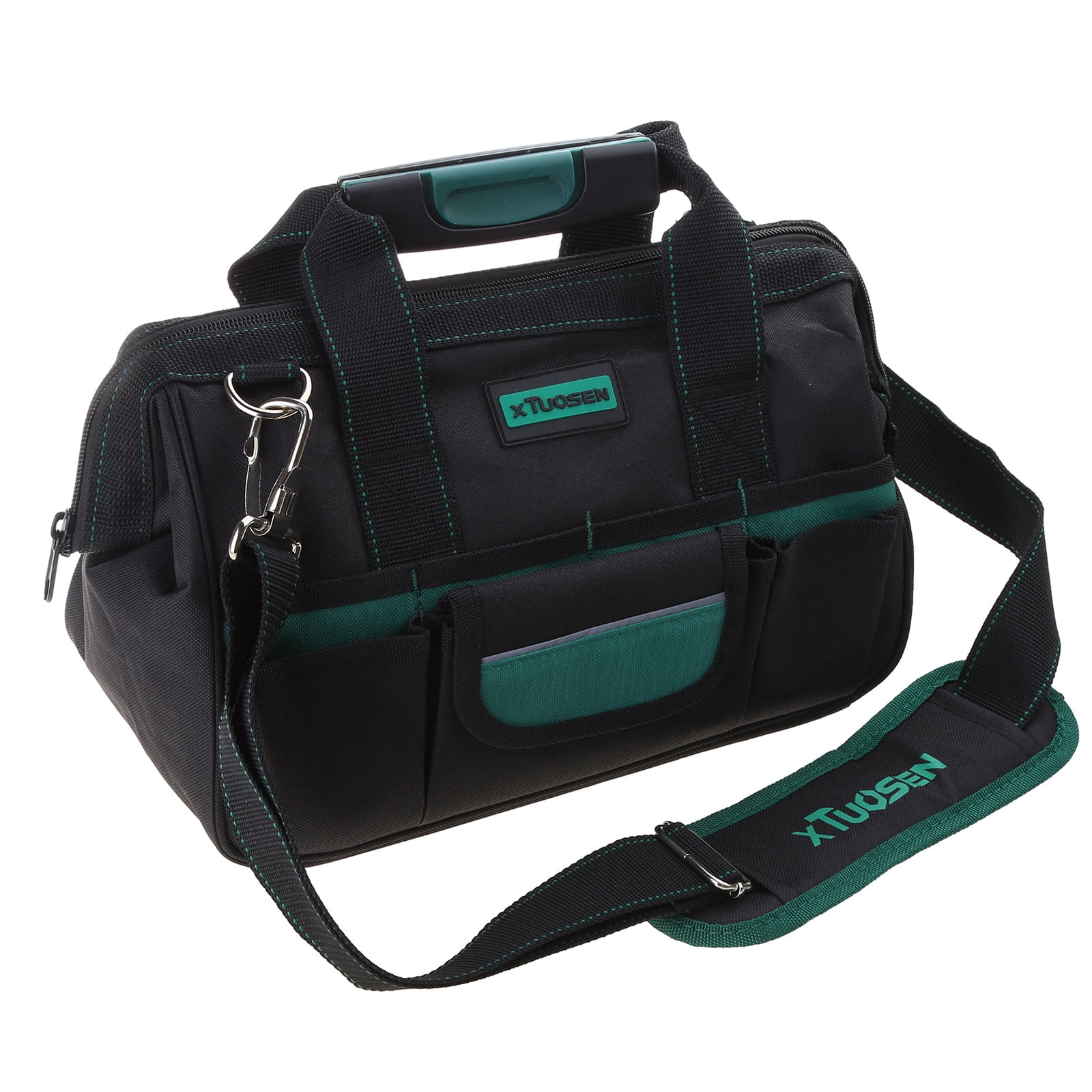 Multi functional Tool Bag with Thickened Oxford Cloth Waterproof Wide Opening Mouth Tools Storage Bag for Electricians