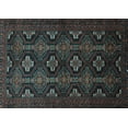 thumbnail image 1 of Ahgly Company Indoor Rectangle Persian Light Blue Traditional Area Rugs, 2' x 5', 1 of 4