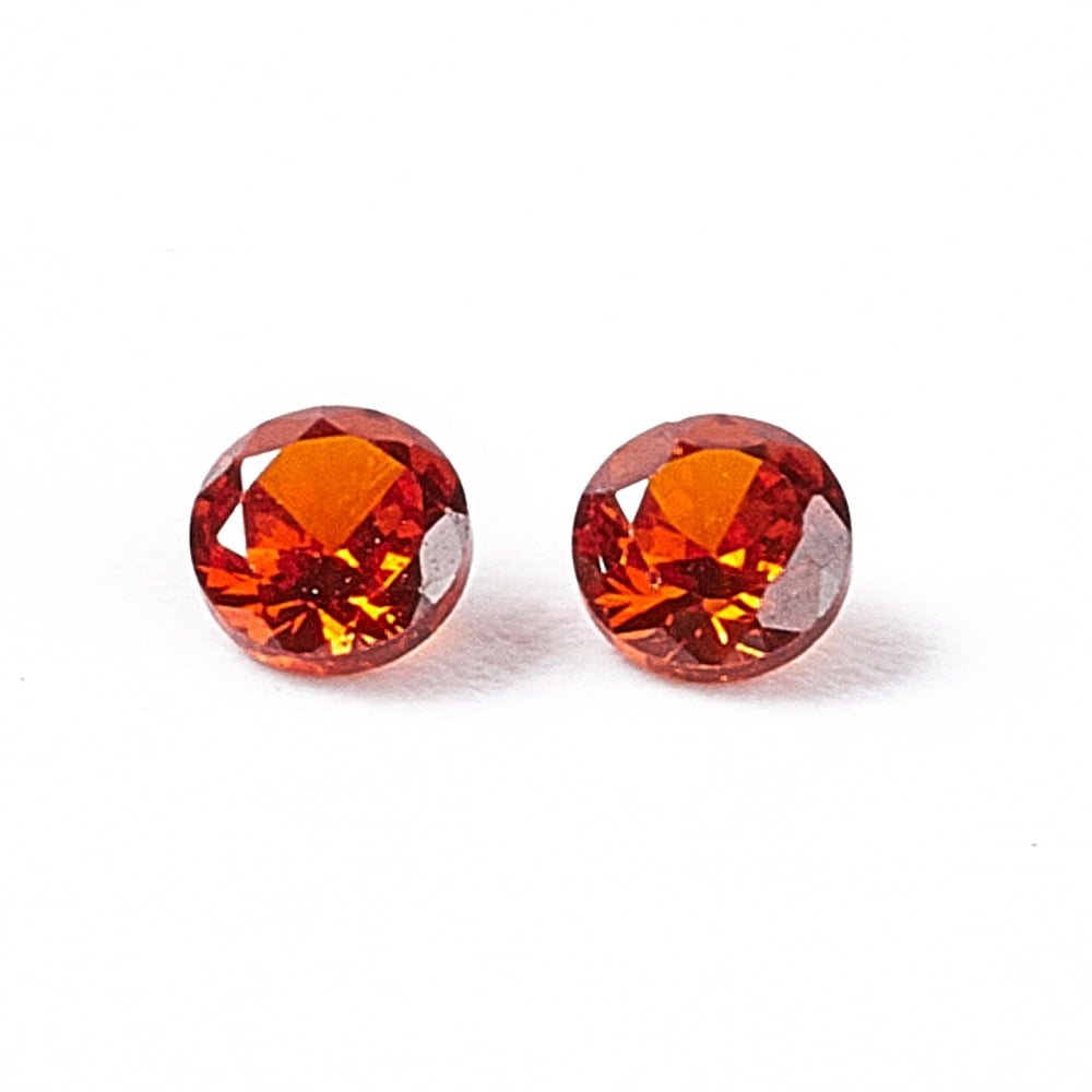 50pc Mixed Grade A Diamond Shaped Cubic Zirconia Cabochons Faceted 2.5x1.7mm