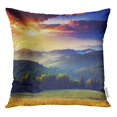 thumbnail image 1 of RYLABLUE Majestic Sunset in The Mountains Landscape Dramatic Sky Carpathian Ukraine Throw Pillowcase Cushion Case Cover, 1 of 1
