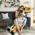 thumbnail image 5 of Boho Sunflower Body Pillow Cover – Soft & Breathable, Hidden Zipper, 20"x54", Vintage Floral Print with Butterflies & Bees – Gift for Side Sleepers, Pregnancy, Farmhouse Decor, 5 of 6