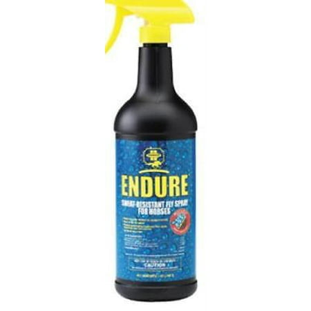 - 32 OZ Endure Sweat Resistant Fly Spray Stays On and Keeps Working