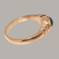thumbnail image 3 of LBG British Made 9k Rose Gold Natural Sapphire Unisex Promise Ring - 33 size options - Size 4.75, 3 of 5