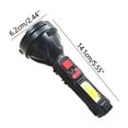 thumbnail image 3 of Meitianfacai Flashlight, Outdoor Rechargeable Strong Flashlight with USB Charging and Side Light, Multifunctional Portable Lighting Tool for Home Emergency and Camping Gear, 3 of 9
