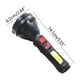 thumbnail image 3 of Linterna LED recargable de altos lúmenes Luz exterior fuerte – Antorcha portátil impermeable de ABS, OSL principal + COB lateral, 3 modos, carga USB, 14,1x6,2 cm, 3 of 9