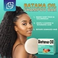 Adpan Skin Care Coconut Shampoo Bar with Batana Oil Rice Rice Protein