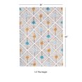 thumbnail image 6 of Contemporary Home Living 3' x 5' Hand Tufted Geometric Diamond Rectangular Area Throw Rug - Cream, 6 of 7