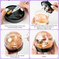 thumbnail image 3 of Halloween Snow Globe Craft Kit, Fun DIY Spooky Pumpkin Water Globes Making Kits Toys, Snow Globes Grave, Ghost, Bat Witch & Skull Party Favor Ornaments, Perfect Halloween Decorations Gifts, 3 of 7