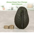 thumbnail image 3 of Avocado Coin Purse Pouch |Realistic Looking Avocado Wallet | Funny Novelty Gifts for Avocado Lover | Avocado Decor Decorations Accessories, 3 of 8