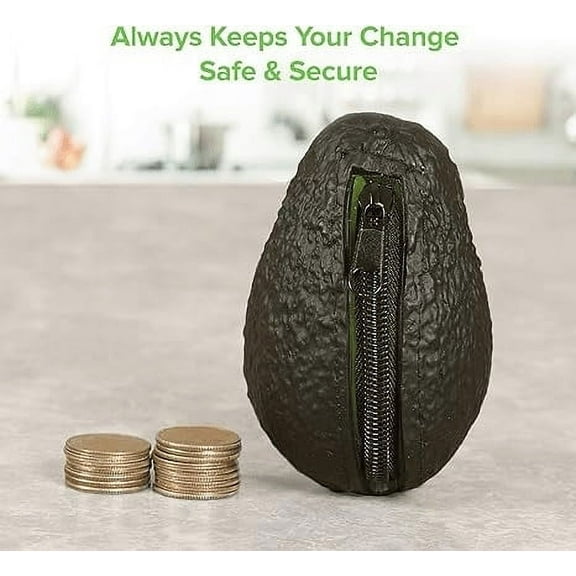 BCZHQQ Avocado Coin Purse for Women Wallets Cute Aguacate with Zipper for Money (Avoc1),Summer Clearance