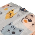 thumbnail image 3 of Yayeee Shower Curtain with Hooks 72"x72" Waterproof Fabric Bathroom Hanging Decor, Cute Cartoon Cat, 3 of 5