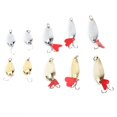 thumbnail image 4 of Cebo De Pesca De Lentejuelas De Superficie Reflectante, Cebo De Pesca Al Aire Libre Dorado + Plateado, Para Tienda De Aparejos De Pesca Pesca Salvaje, 4 of 8