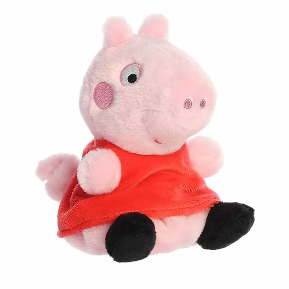 Aurora - Mini Pink Playful Stuffed Animal - 5" Peppa Pig Palm Pals