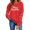 Red, variant on Lovskoo Christmas Sweatshirts for Women Merry Christmas Shirt Xmas Crewneck Pullover Long Sleeve Tops