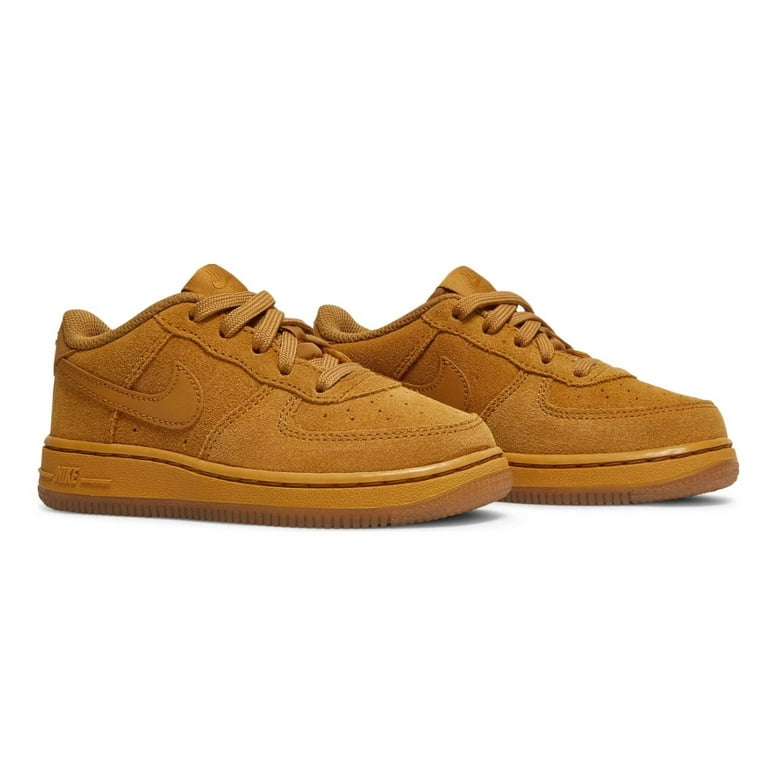 Toddler Nike Air Force 1 LV8 3 Wheat/Wheat-Gum Light Brown (BQ5487