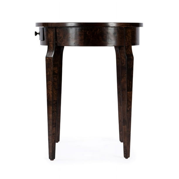 Burl Wood Side Table