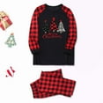 thumbnail image 2 of Busydd Family Christmas Pajamas with Dog Fashion Print Family Matching Outfits Long Sleeve Round Neck Tee Tops Pants Matching Family Sleepwear Xmas Holiday Pajamas for Men/Women/Kids, 2 of 6